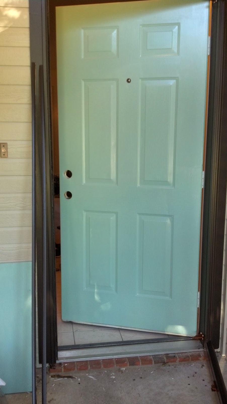 Fix Lovely How to paint your front door, storm door, and hardware
