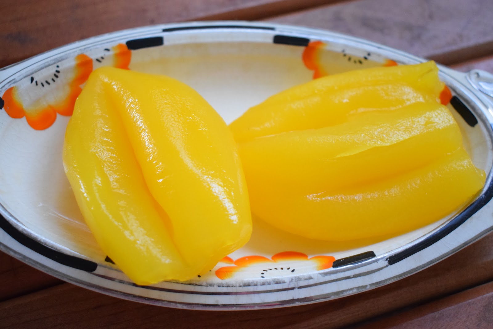 Cocina Chilena . Recetas Caseras Papayas Rellenas con arándanos y