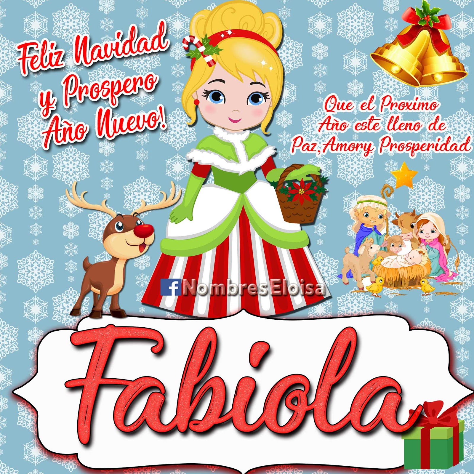 muñecas vestidas de navidad con nombres