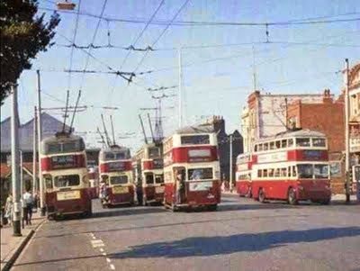 Trolley Buses at The Hard