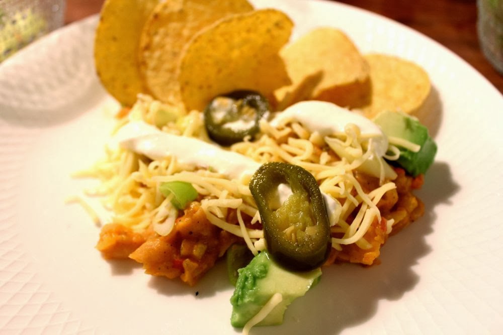 Kokboksklubben Wrap med refried beans