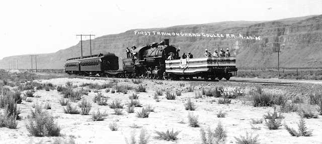 Big Bend Railroad History: First Train On The US Construction Railroad