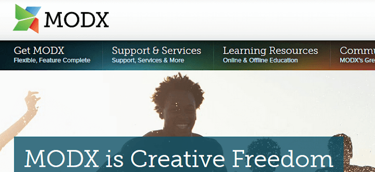 MODX content management system