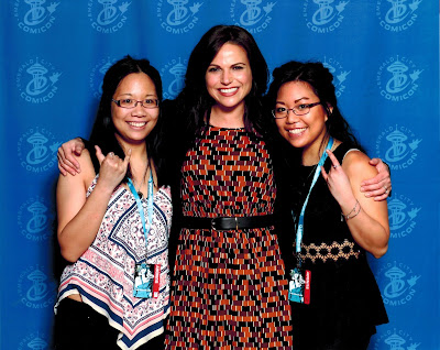 Meeting Lana Parrilla at Comicon Andrea Tiffany aglimpseofglam