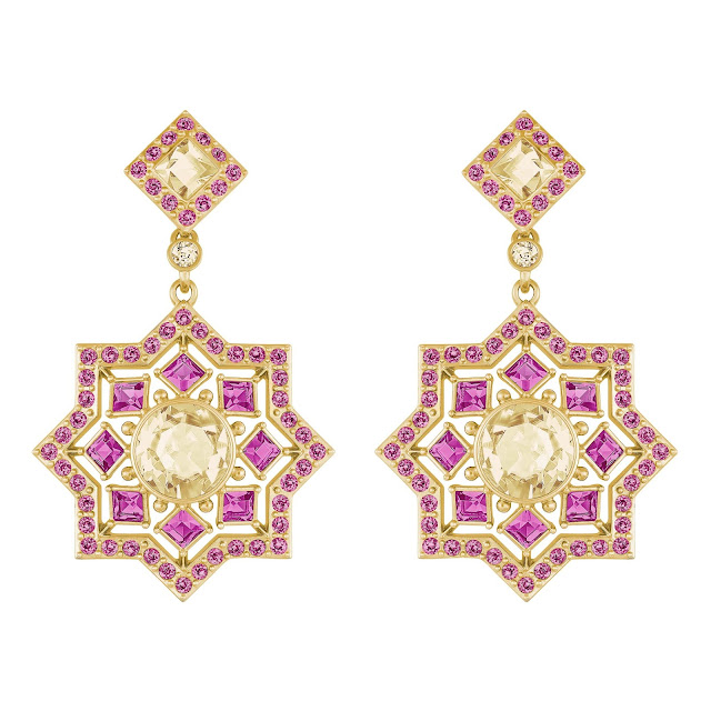 Elbow Pierced Earrings - Red Elbow Pierced Earrings - Red