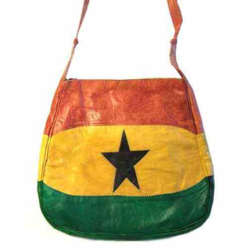 Ghana Rising Object of Desire Ghana Star Leather Bag from Bashiri