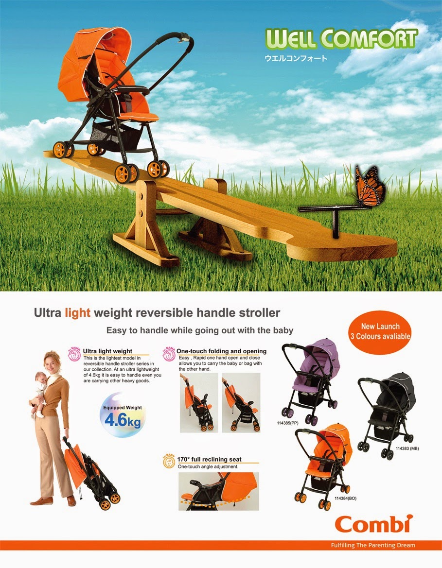 Combi Urban Walker & Combi Well Comfort Baby Stroller - lovelyn