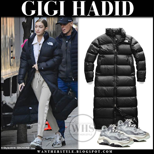 gigi hadid down parka