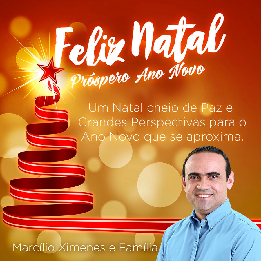 Felicitações de Natal e Ano Novo de Marcílio Ximenes
