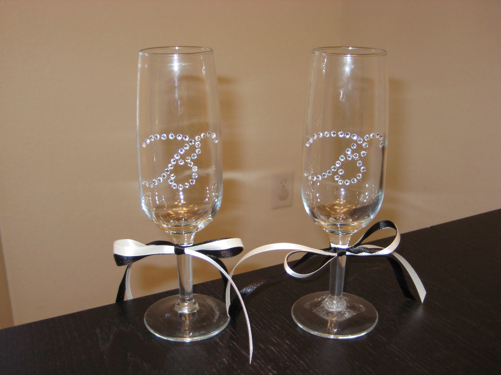 Tara Getting Married... How To DIY Wedding Flutes