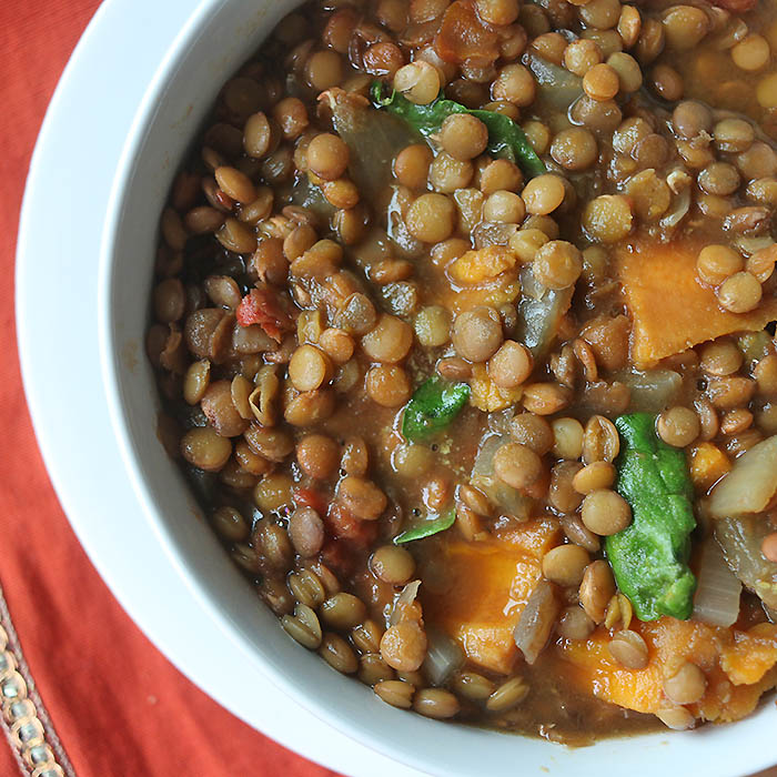 Vegan Slow Cooker Easy Lentil Soup Gina Michele