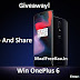 Giveaway For a Chance to Win a OnePlus 6 Phone