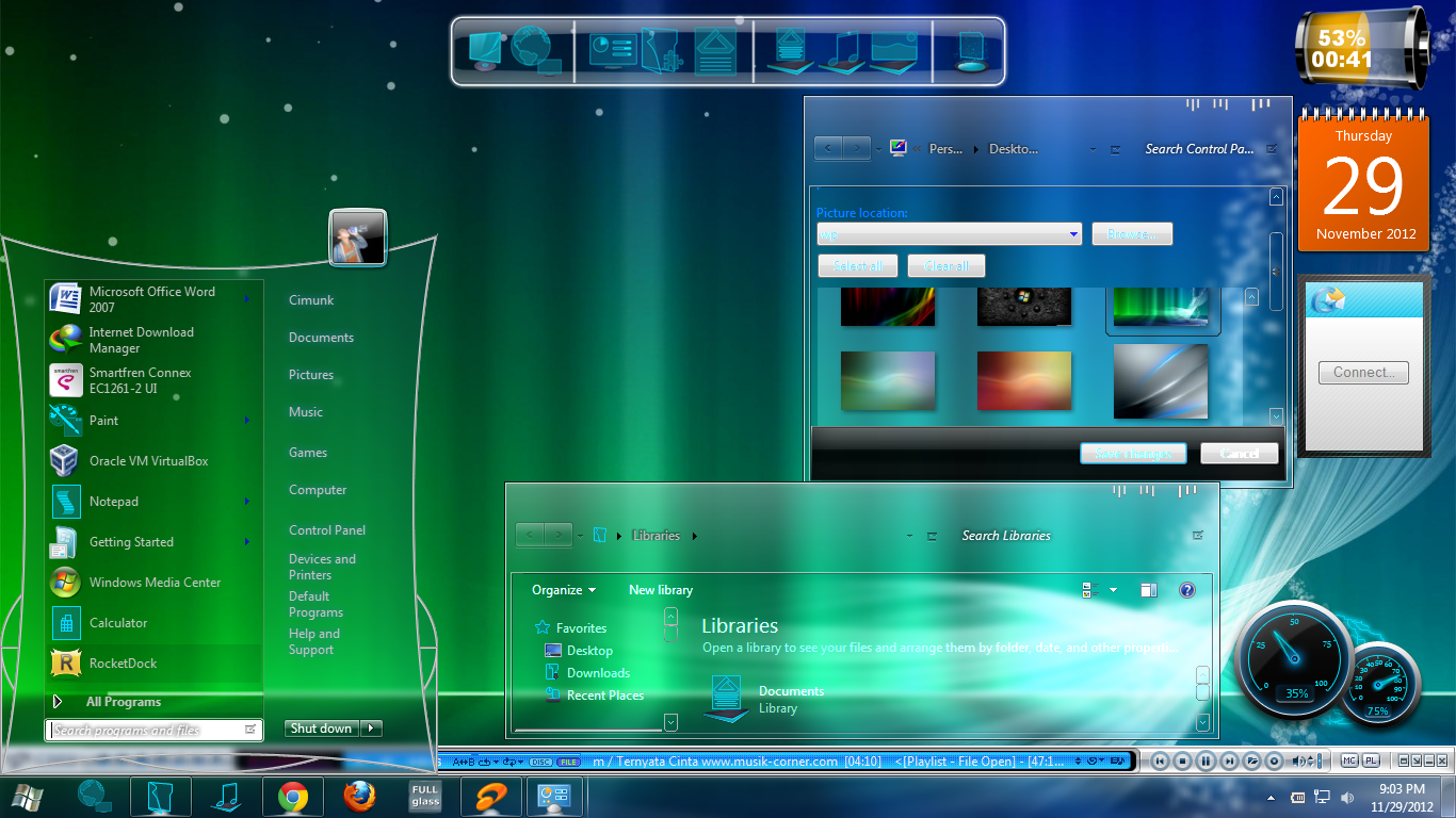 download tema skin pack keren untuk windows 7