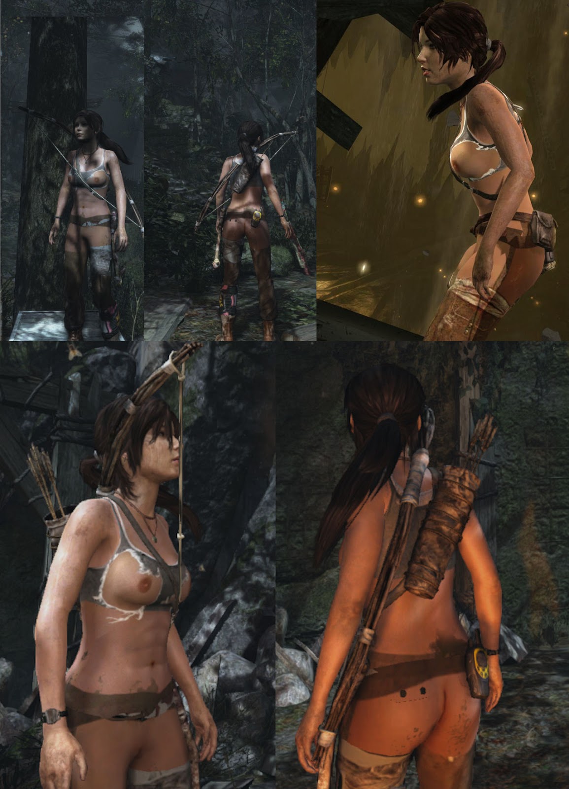 Exploring lara crofts sensuality in rise of the tomb raider nude mod