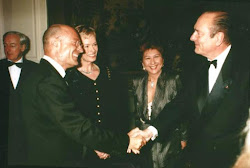 Arnon Milchan and French President Jacques Chirac