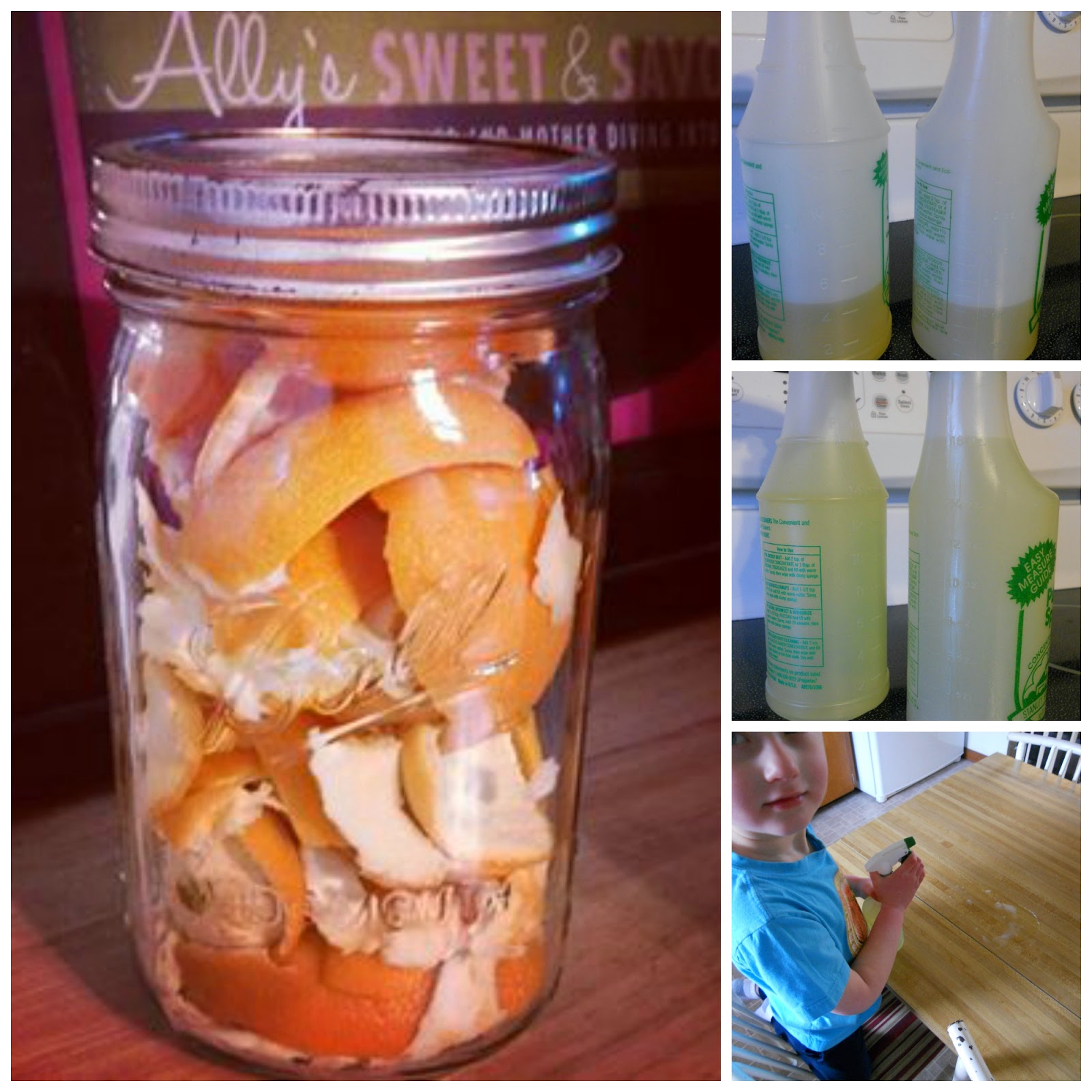 Homemade AllNatural, AllPurpose Cleaning Spray Ally's Sweet