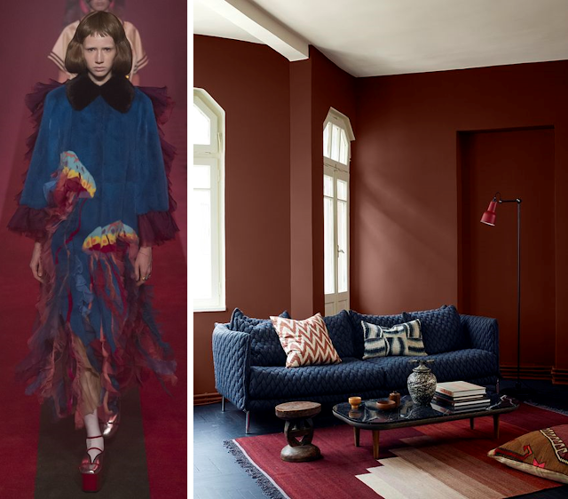 On Fleek: London & Milan fashions take cue from home decor - Gucci You found these photos on www.BoHoHome.com @bohosusan. Photographers and sources, where available are listed in the captions.