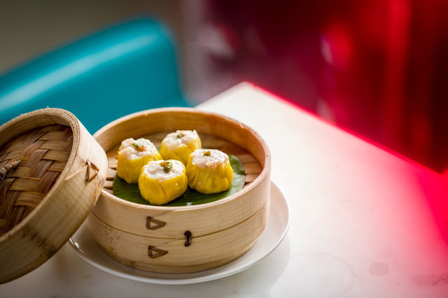 Chicken and prawn shumai Chicken and prawn shumai