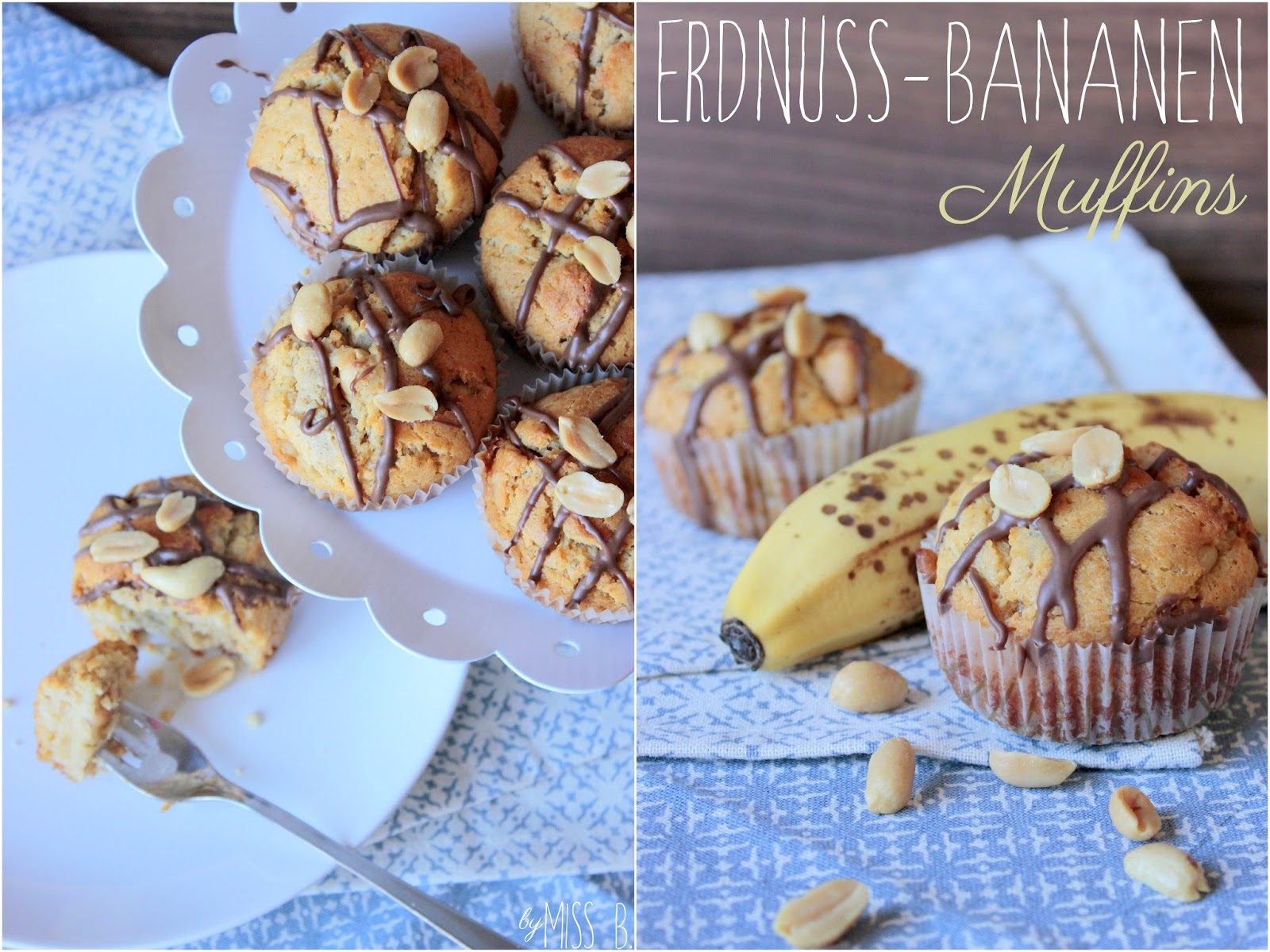 Miss Blueberrymuffin&amp;#39;s kitchen: Erdnuss-Bananen-Muffins aus Karens ...