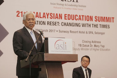 Higher Education Minister Datuk Seri Idris Jusoh