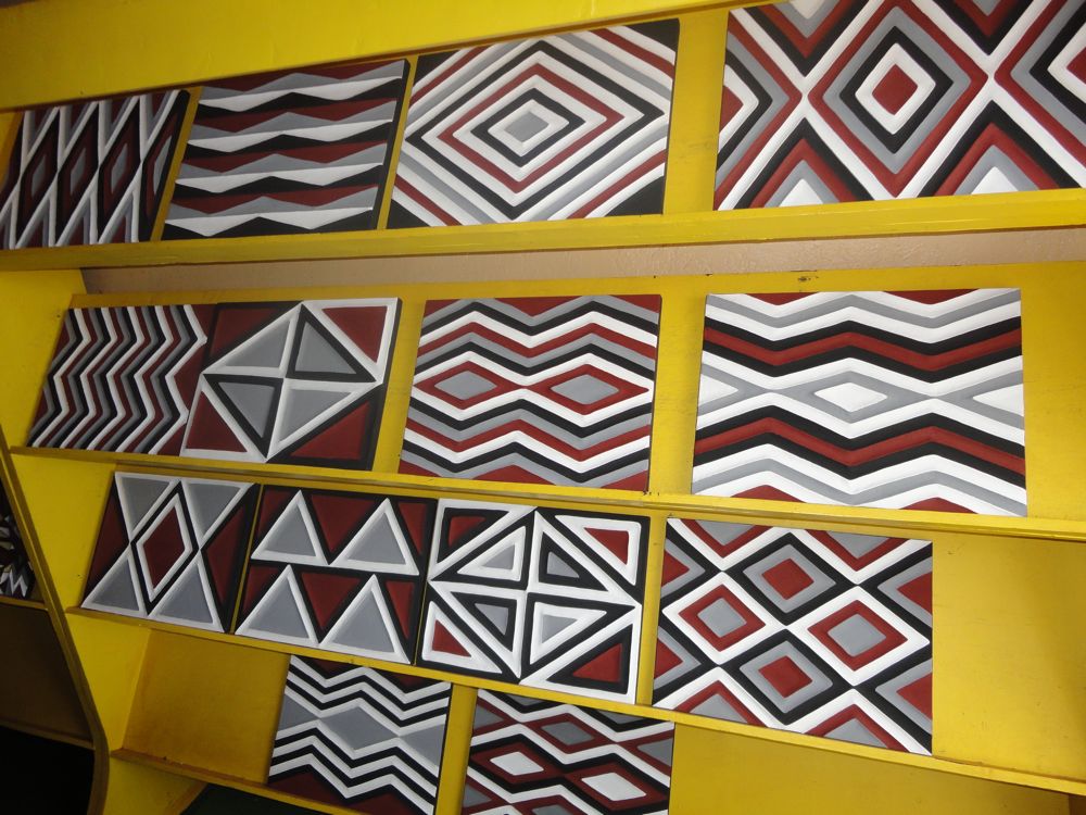 Karen's Rwanda Blog: Imigongo Workshop