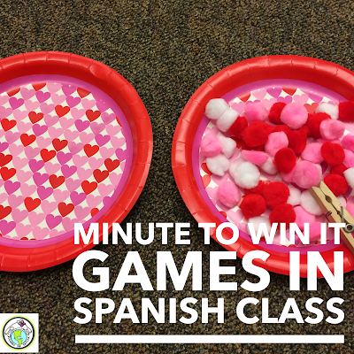 Minute to Win It Games in Spanish Class