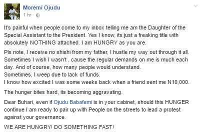 Daughter of Babafemi Ojudu - Pres. Buhari