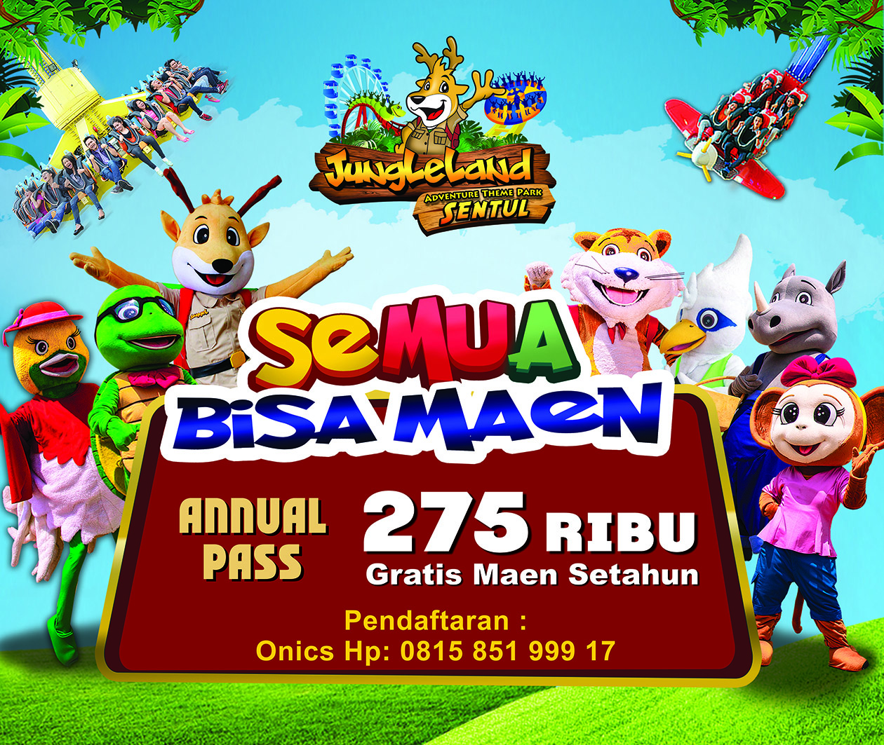 onics merchandise: Annual Pass Jalan jalan ke Jungleland ...