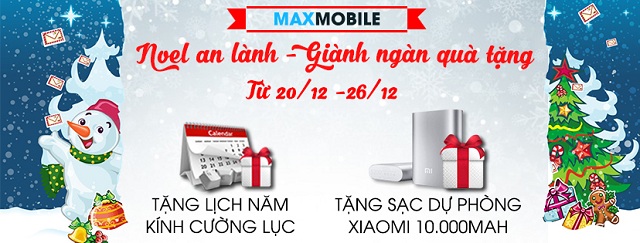 maxmobile special event noel an lanh gianh ngan qua tang 1