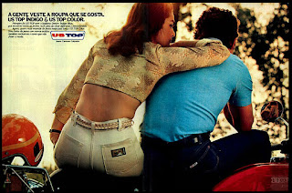 propaganda jeans US Top - 1978; moda anos 70; os anos 70; propaganda na década de 70; Brazil in the 70s, história anos 70; Oswaldo Hernandez;
