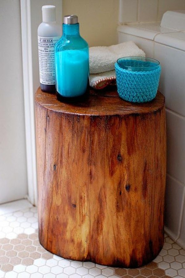 Tree trunk table &#8211; super original designs!