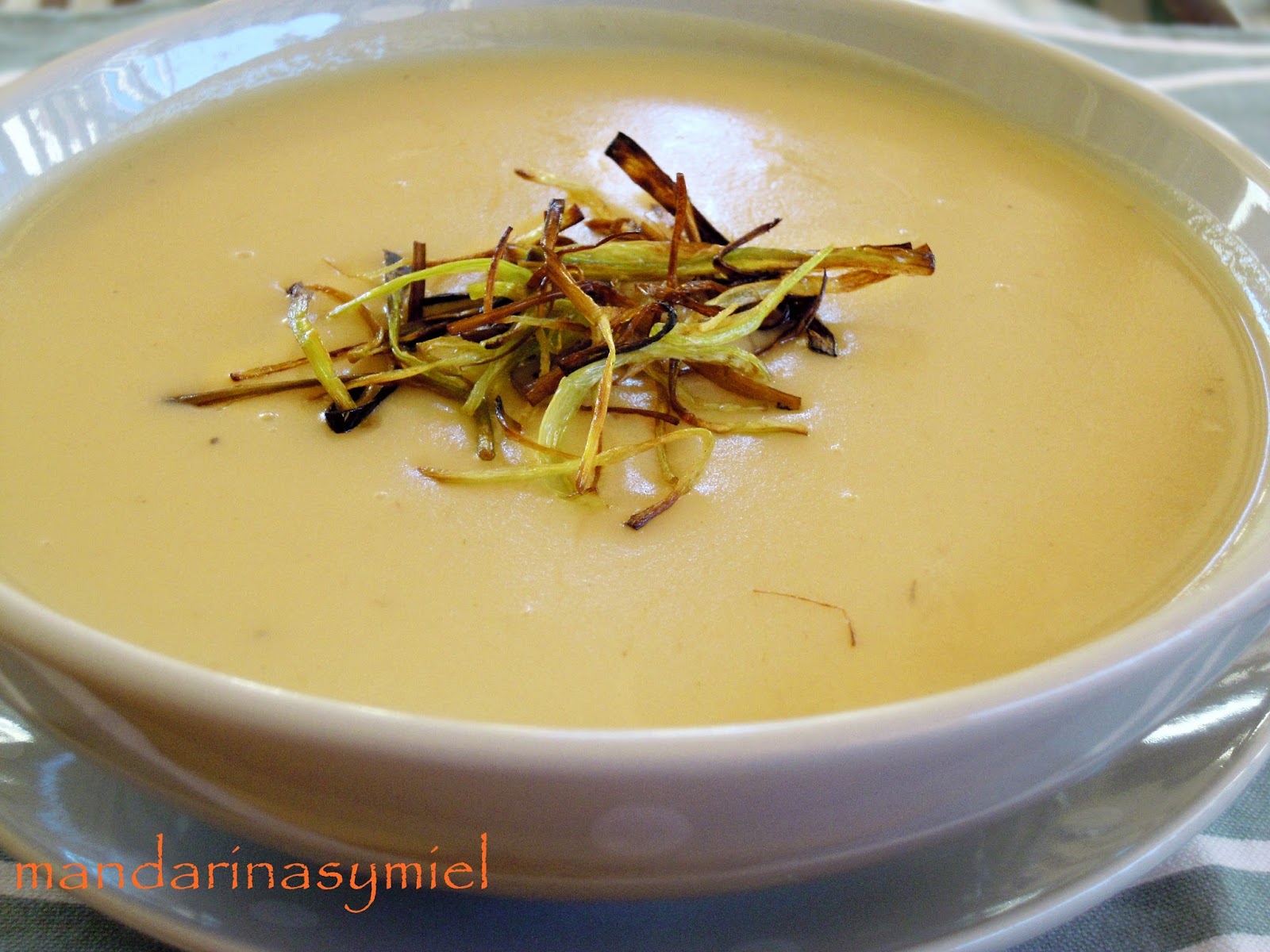 Crema Parmentier Mandarinas y miel