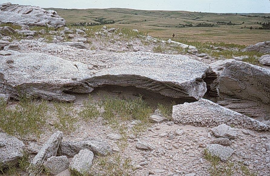 CSMS GEOLOGY POST CALCITE SAND CRYSTALS SOUTH DAKOTA