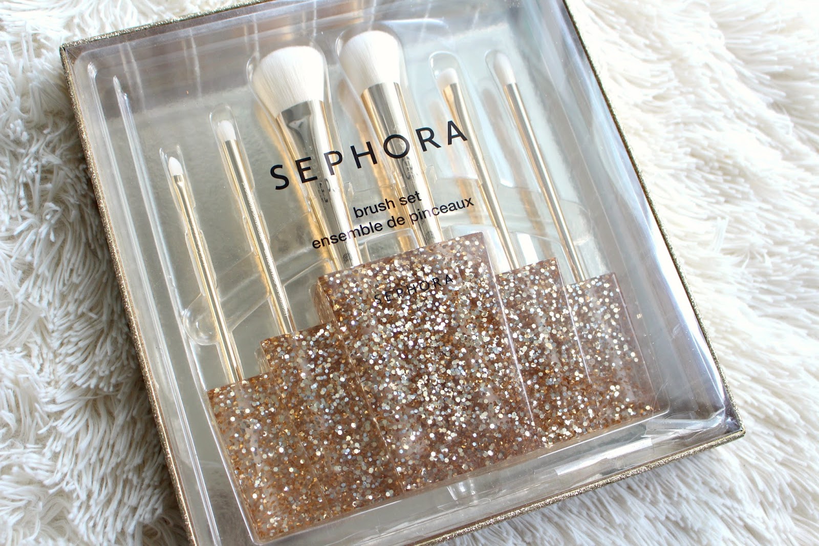 sephora collection glitter happy brush set samantha jane glitter brush