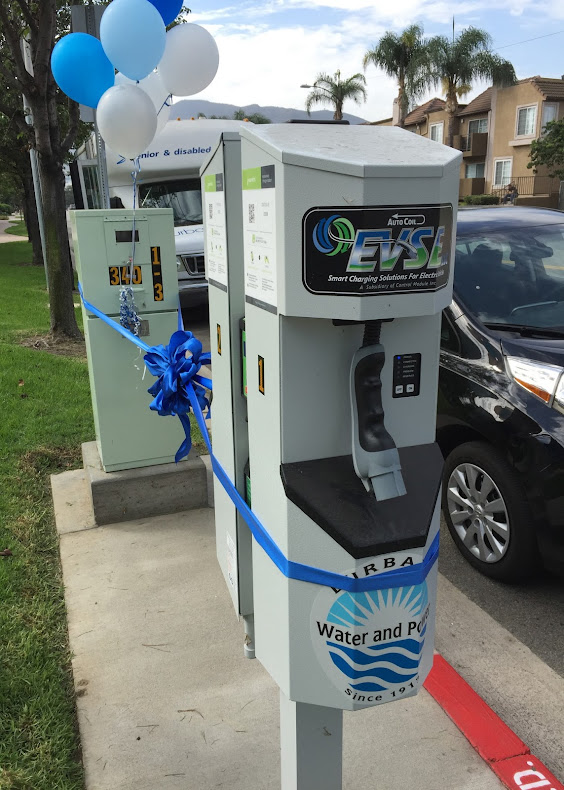 City of Burbank Pioneers Curbside Electric Vehicle Chargers in