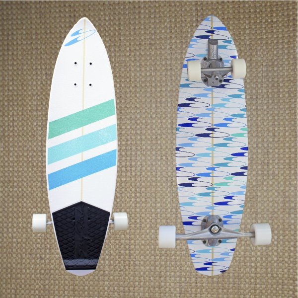 60 POLEGADAS Longboard skate Classic Ride y Mucho Flow Surf atack!