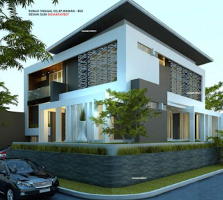 Desain Rumah Pojokan - CREATIVESCRAPHOUSE