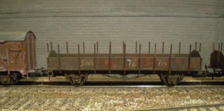 Svanda stake wagons HO scale stake wagons