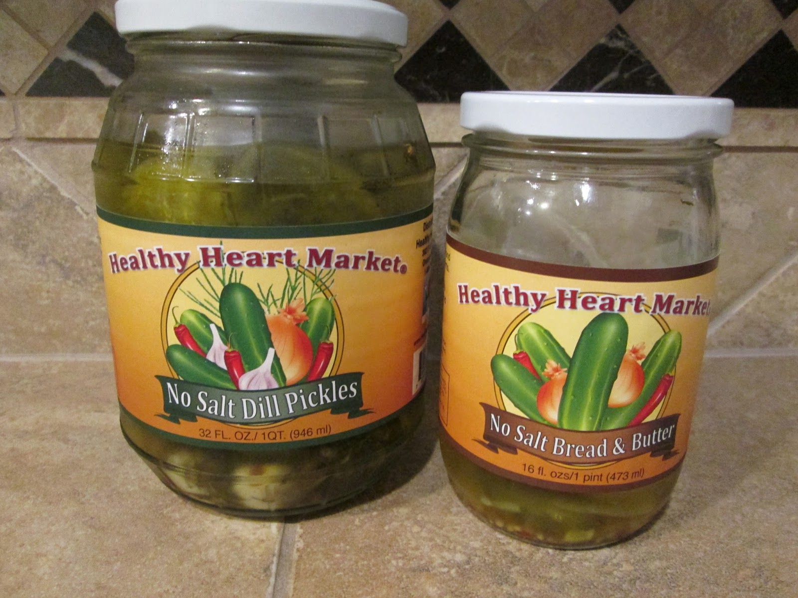 Please, DON'T pass the salt! Healthy Heart Market Pickles Dill and