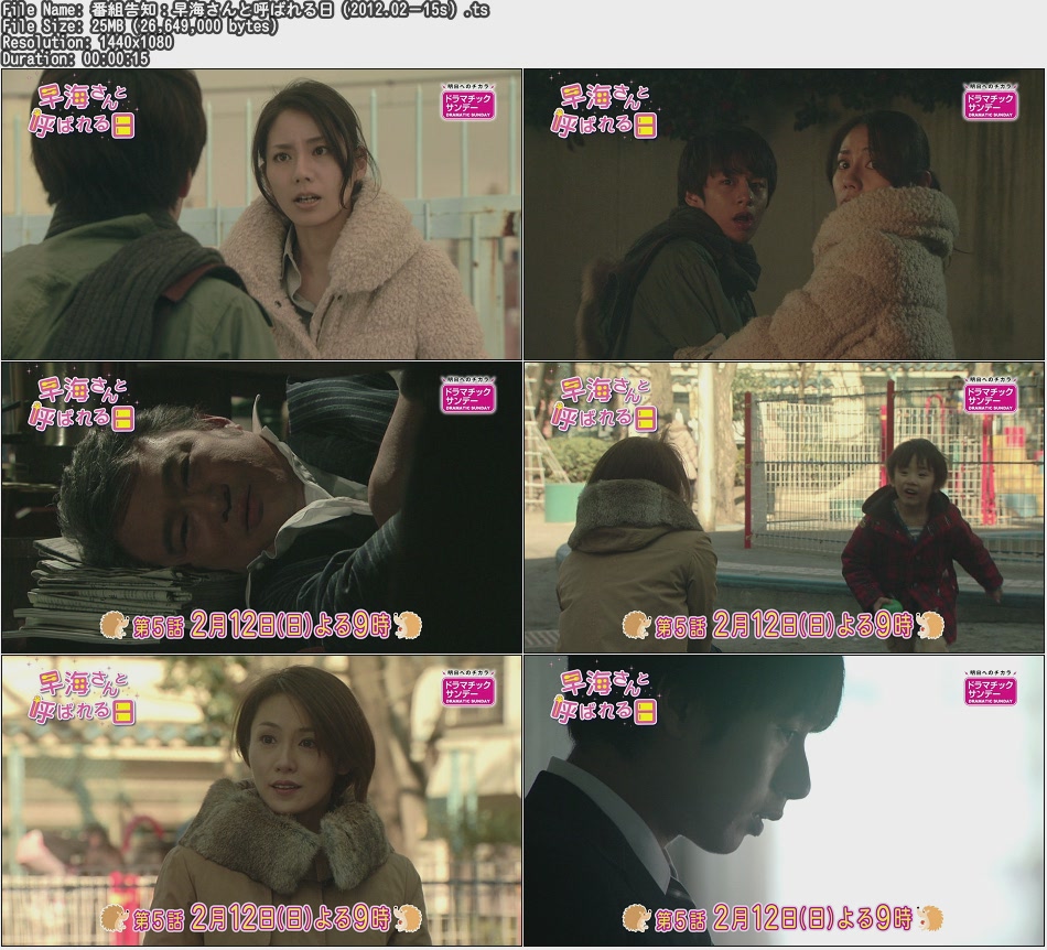 【HDCM】番組告知：早海さんと呼ばれる日（2012.02－15s）