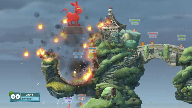 Worms W.M.D Brimstone PC Full imagenes