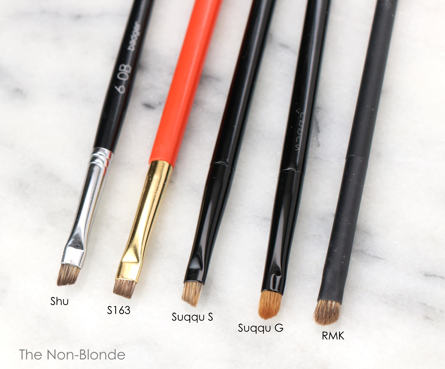 The Non-Blonde: Suqqu Eyebrow Brushes G & S
