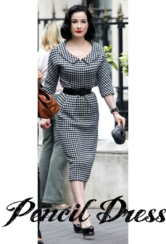 Retro Pencil dress from Bombshell Vintage