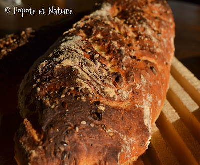 Pain aux céréales sans pétrissage ©Popote et Nature Pain aux céréales sans pétrissage ©Popote et Nature