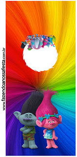 Trolls: Etiquetas para Candy Bar para Imprimir Gratis. Etiquetas de Trolls para imprimir gratis.