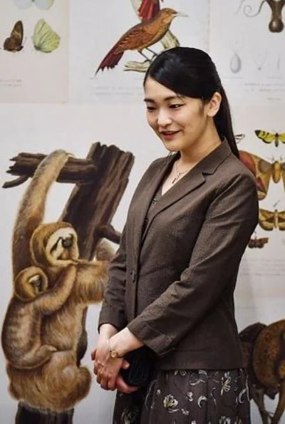 Japan's Princess Mako visited the Museum of Zoology of the University of Sao Paulo in Ipiranga. Princess Mako arrived in Brazil