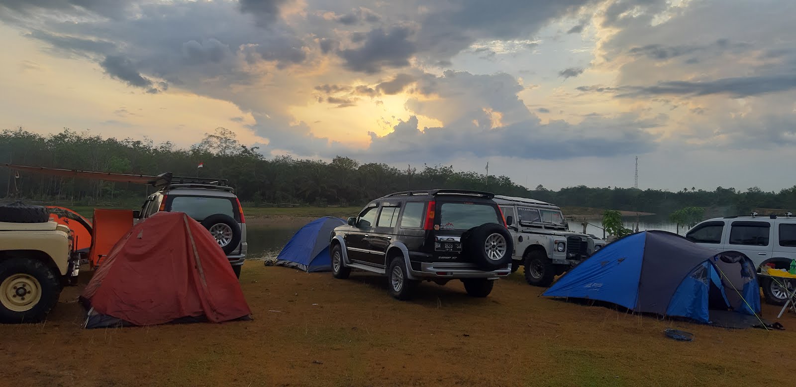 Spot Camping ground Di Desa Padang Sawah Kampar Kiri