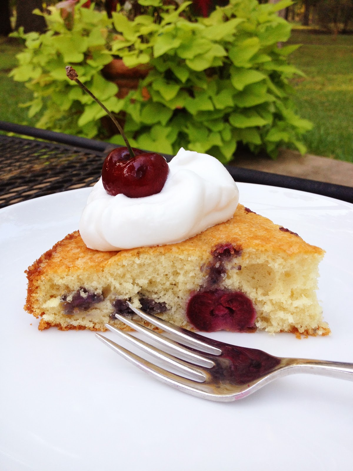 Diana's Cocina Sweet Cherry Buttermilk Cake