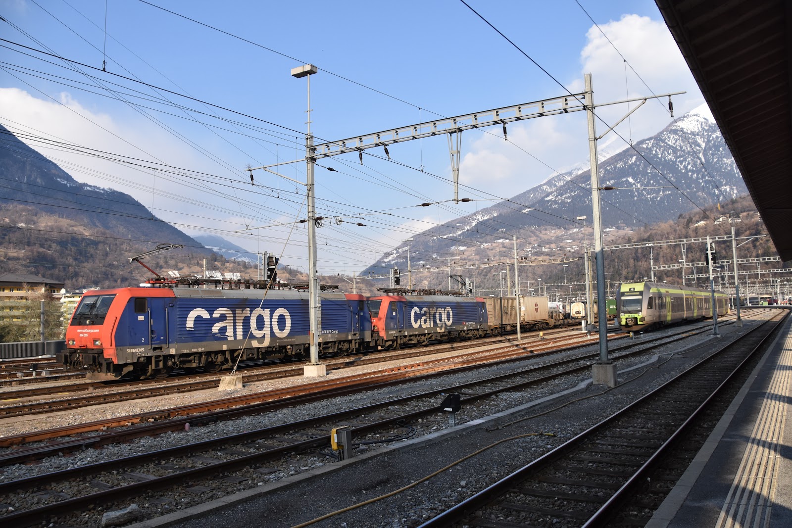 Trains and other things Milan, Domodossola, Brig