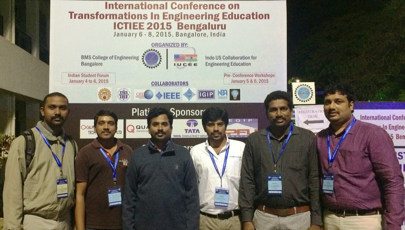 International  Conference at Banglore-JAN 2015